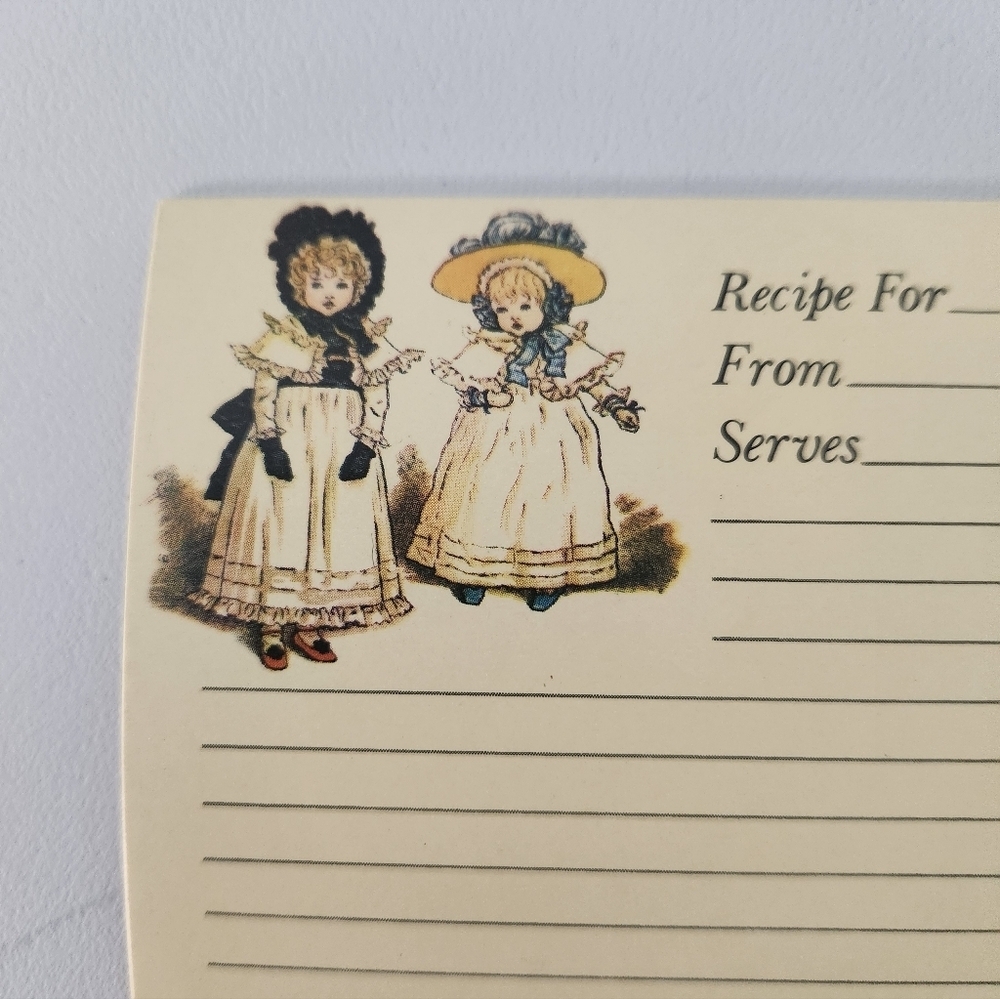 30 Vintage Recipe Cards with Illustrations - Picture 6 of 10